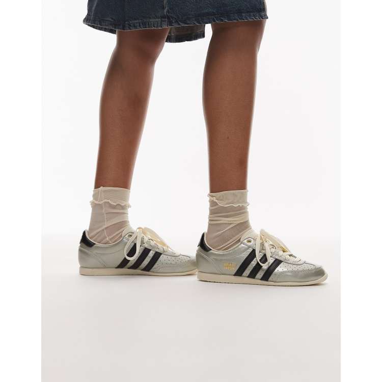 adidas Originals Japan low sneakers in pearl silver and black | ASOS