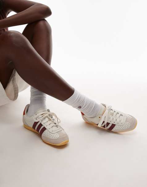 adidas Originals Japan low sneakers in white and brown - view 1