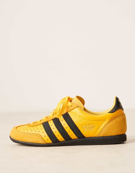 adidas Originals Japan low sneakers in yellow and black