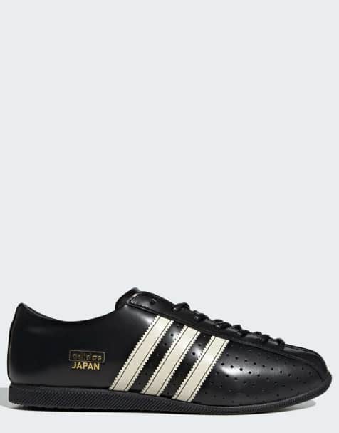 adidas Originals Japan lux shoes in core black / cream white - view 1