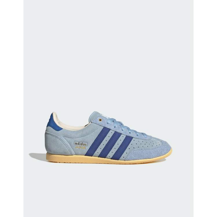 adidas Originals Japan shoes in clear sky / blue / gold | ASOS