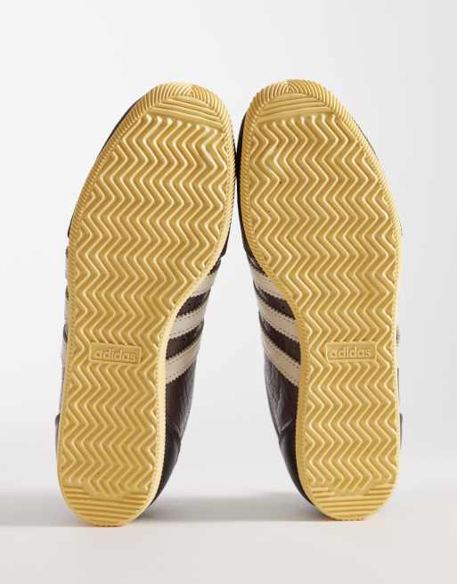 adidas Originals – Japan – Sneaker in Braun mit gehäkelter Zunge, 3 von 5