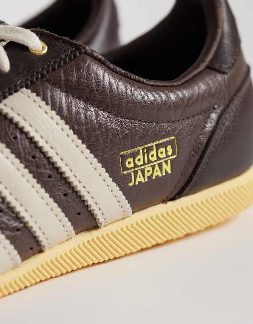 adidas Originals – Japan – Sneaker in Braun mit gehäkelter Zunge, 5 von 5
