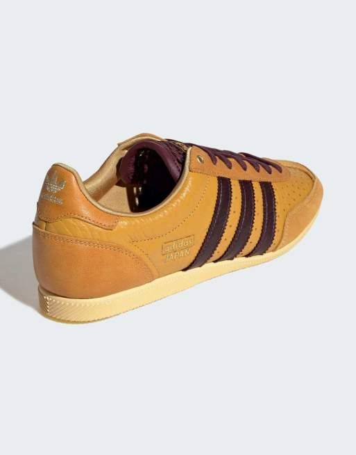 adidas Originals – Japan – Sneaker in Preloved Yellow / Maroon, 3 von 4