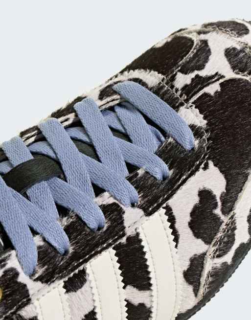 adidas Originals Japan Sneaker mit Kuhprint und babyblauen Schnürsenkeln, 7 von 7