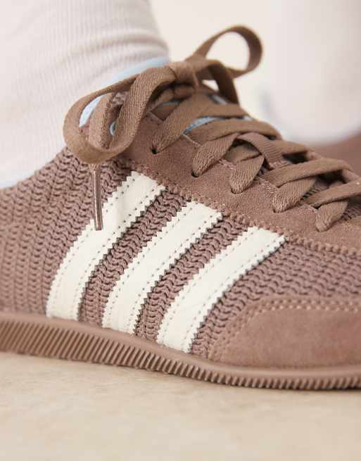 adidas Originals Japan sneakers in brown and cream