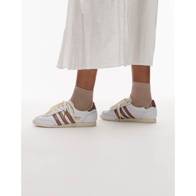 adidas Originals Japan sneakers in white and bronze | ASOS