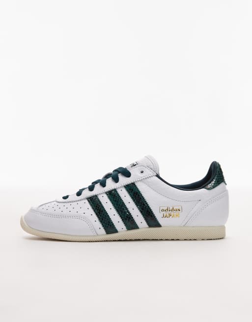 adidas アディダス　ANNA ISONIEMI スパンコール　トップス adidas Originals Japan sneakers in white and green snake