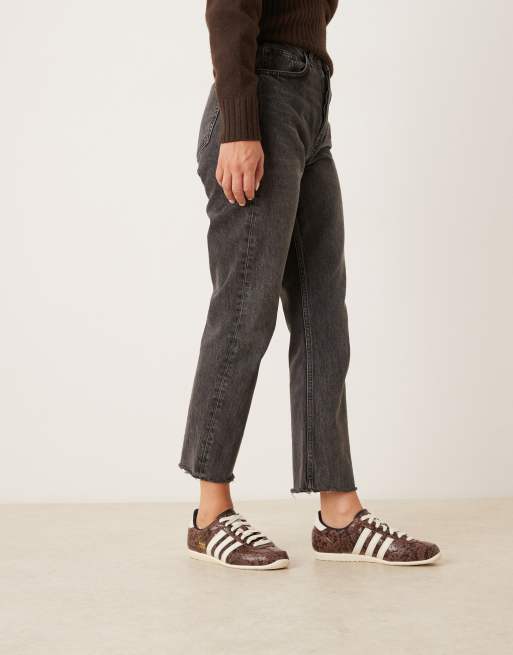 adidas Originals Japan trainers in brown and cream snake print, 3 of 5