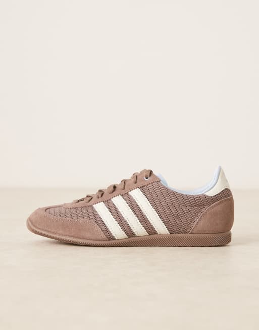 adidas Originals Japan sneakers in brown and cream