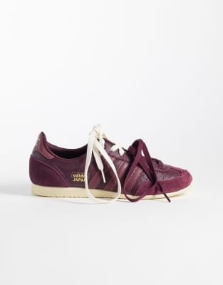 adidas Originals Japan trainers in burgundy