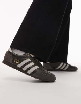  Japan trainers in dark khaki and white 