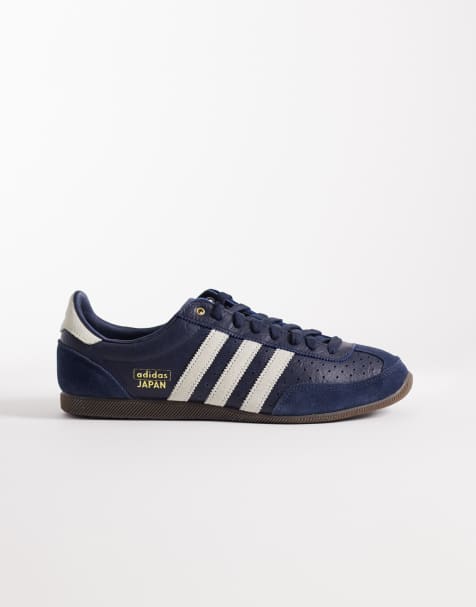 adidas Originals Japan trainers in navy and white  - view 1