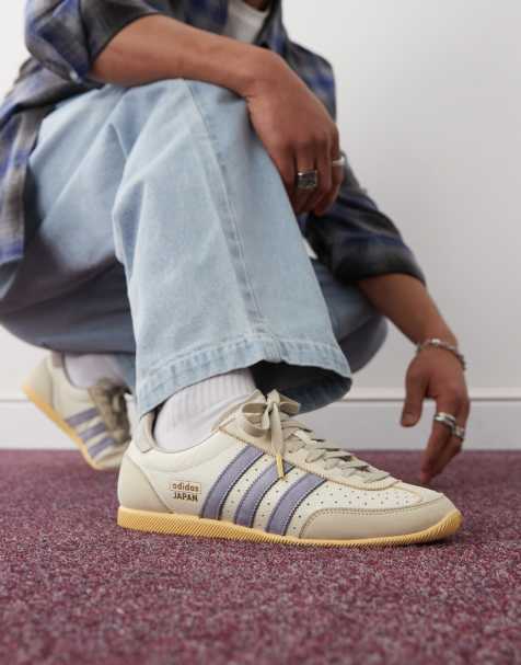 adidas Originals Japan trainers in white and blue - view 1