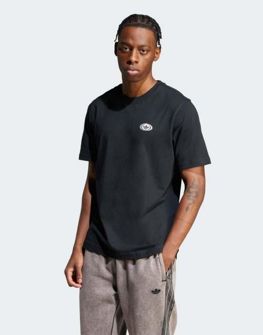 adidas Originals – Jazz Club – Svart t-shirt