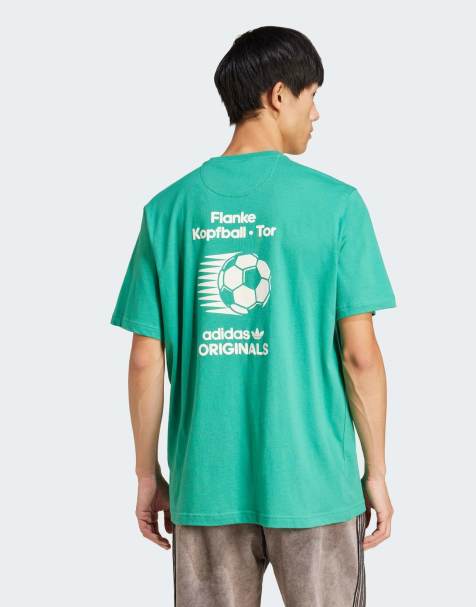 adidas Originals – Jazz Club – T-Shirt in Semi Court-Grün - view 1