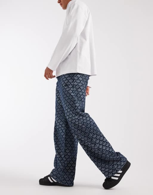 adidas Originals - Jean ample à monogramme - Indigo, 3 de 5