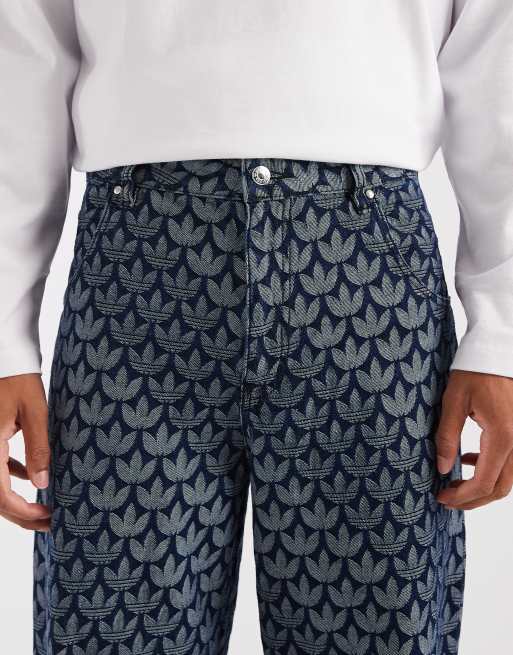 adidas Originals - Jean ample à monogramme - Indigo, 5 de 5
