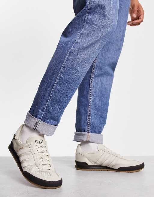 adidas Originals – Jeans – Ljusgrå sneakers