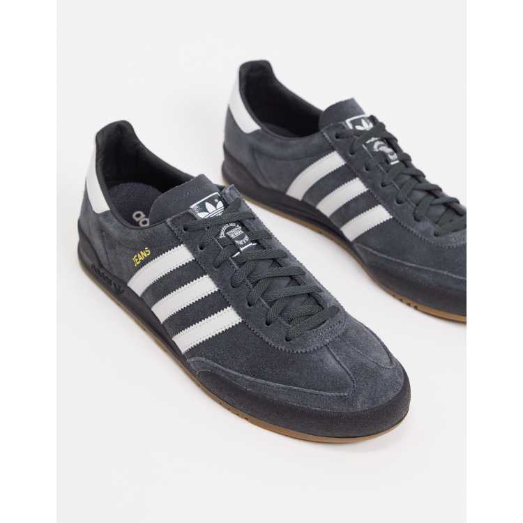 alojamiento parque Natural ética adidas Originals Jeans sneakers in gray with gum sole | ASOS