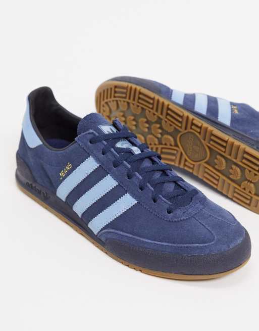 adidas Originals Jeans sneakers in navy with gum sole | ASOS