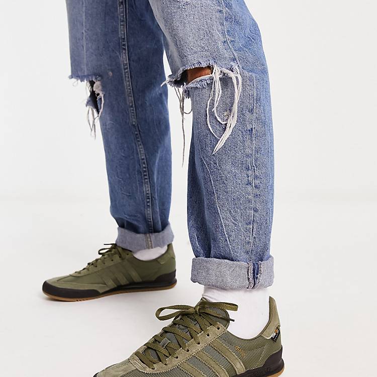 adidas Originals Jeans trainers in olive | ASOS