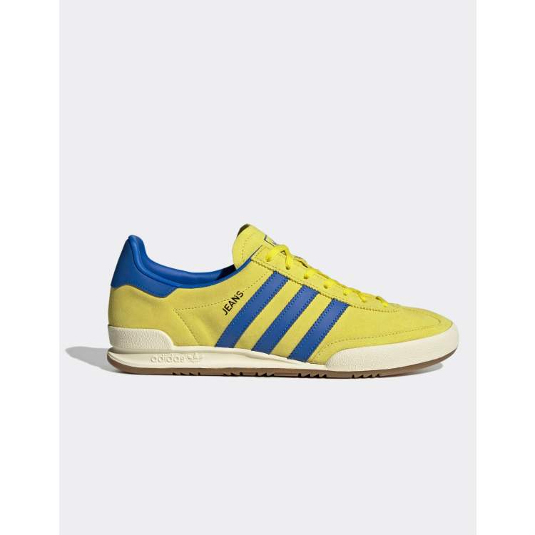 Adidas jeans clearance blue and yellow