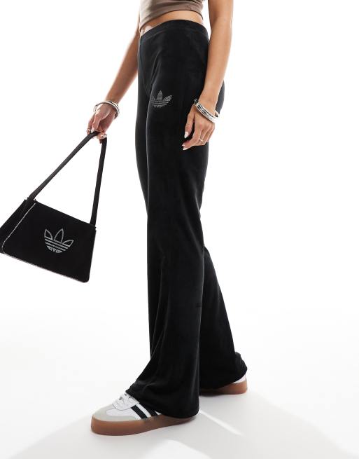 adidas Originals jersey flares with diamante detail ASOS