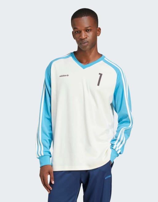 adidas Originals - Jersey in gebroken wit