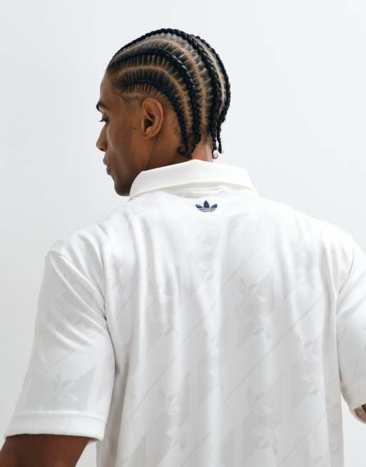 adidas Originals jersey jacquard blanc, 2 de 7