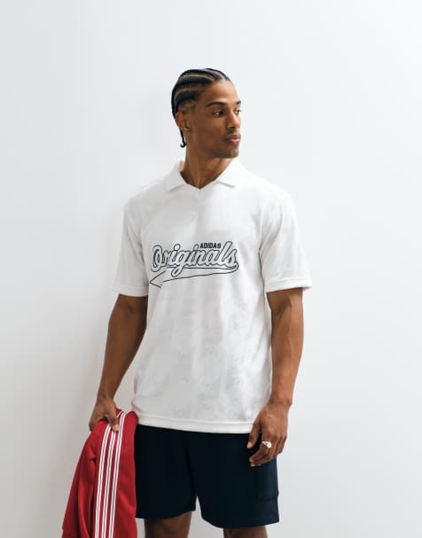 adidas Originals - jersey jacquard blanco - view 1