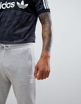 adidas originals jersey joggers in grey