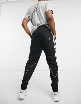 adidas Originals jersey joggers with 3 