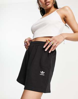 adidas Originals jersey shorts in black | ASOS