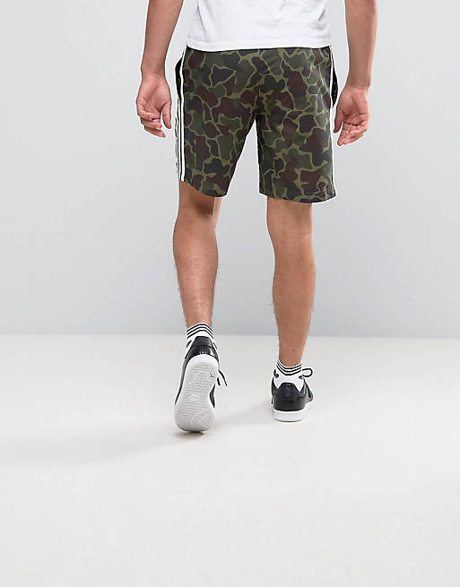 adidas Originals Jersey Shorts In Camo BK0012