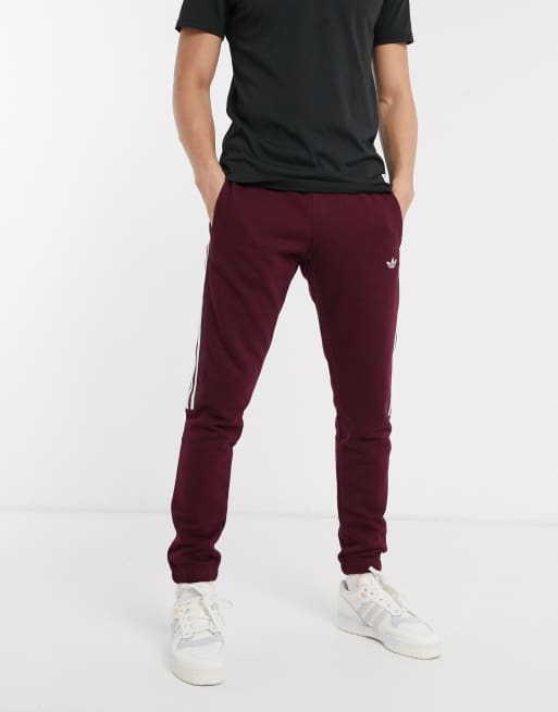 Adidas 2025 burgundy joggers