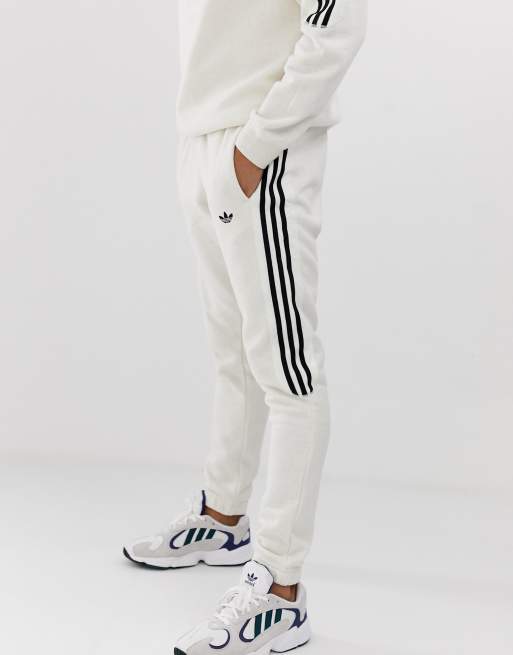 white adidas mens joggers