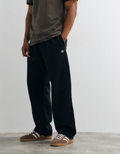adidas Originals - joggers esenciales con puño en negro - view 1