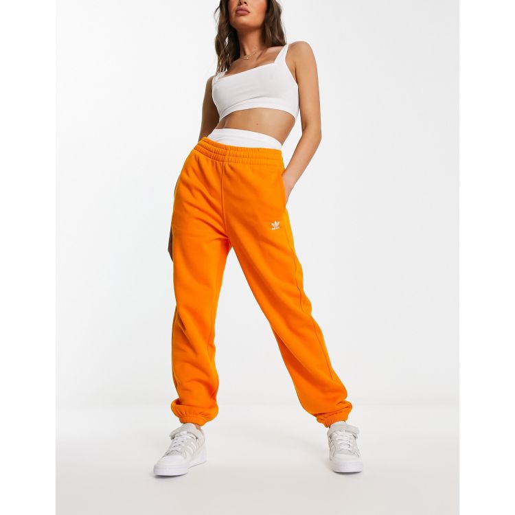 Orange adidas outlet joggers