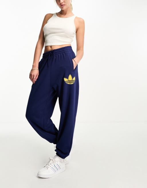 adidas Originals joggers in dark blue