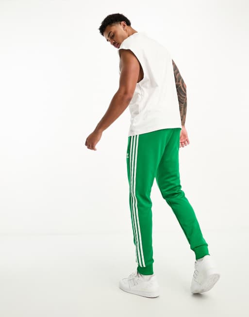 Adidas originals superstar track best sale pants green