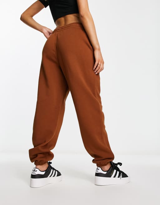 adidas Originals joggers in rust