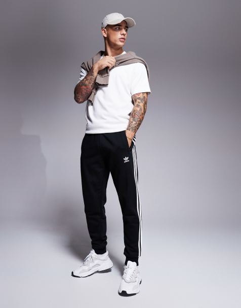adidas Originals - Joggers neri con tre strisce - view 1