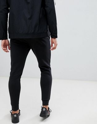 adidas originals joggers with logo embroidery black