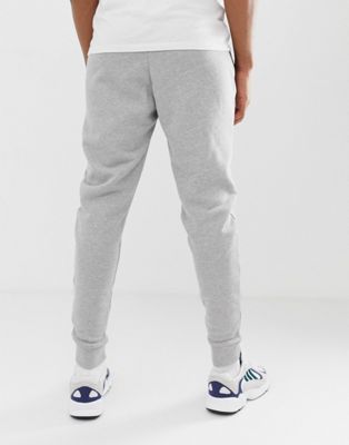 adidas originals joggers with logo embroidery grey