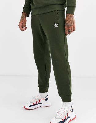 adidas originals joggers with logo embroidery grey