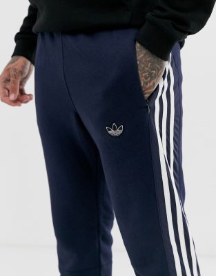 adidas trefoil joggers navy