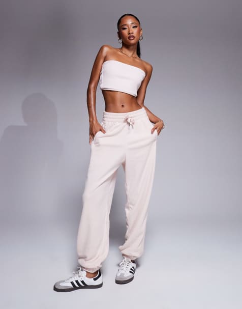 adidas Originals - Joggingbroek van fleece in roze, deel van co-ord set - view 1