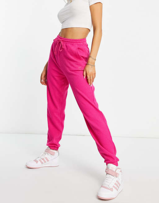 adidas Originals - Joggingbukser med tætsiddende buksekanter i pink