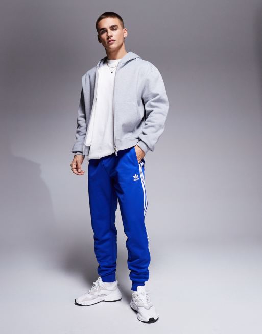 adidas Originals Jogginghose in Blau mit engem Schnitt ASOS